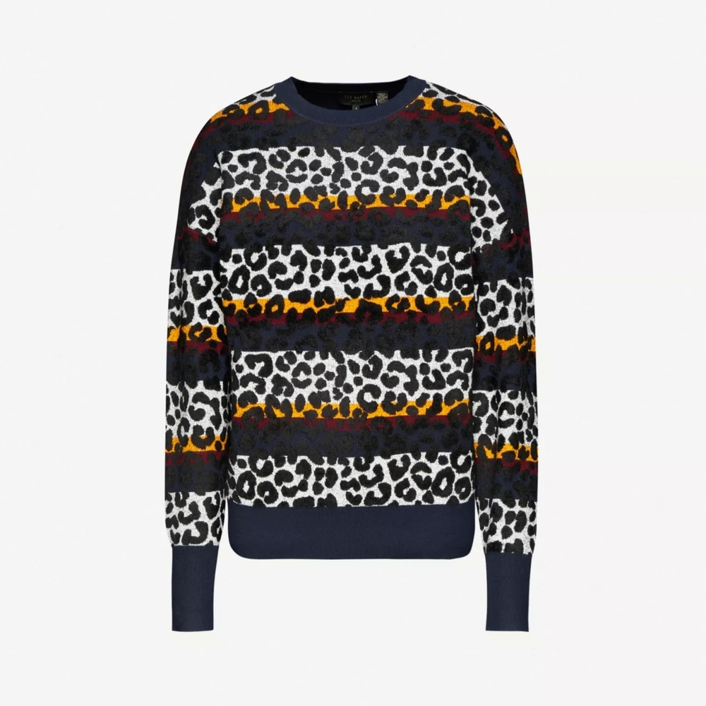 Ted Baker London Animal Print Sweater - NWT